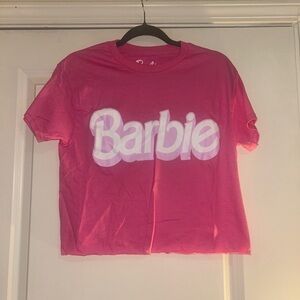 Rue21 Pink Short Sleeve Tee with Barbie Logo